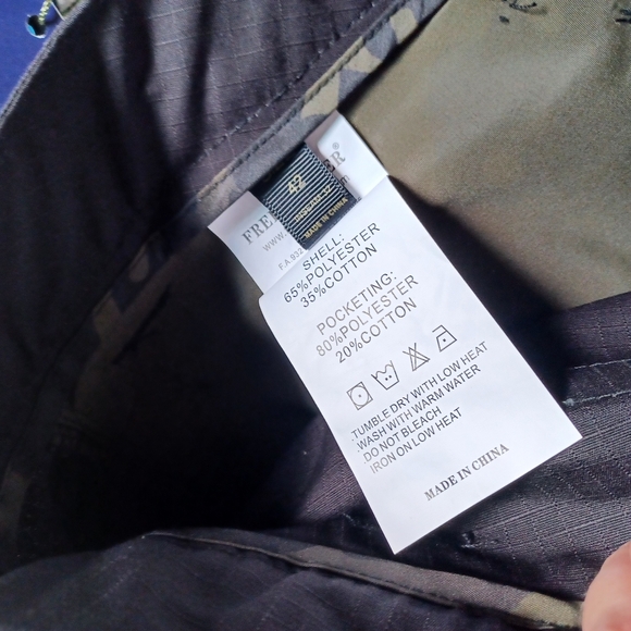 Free Soldier STORM Men's Ripstop Tactical Cargo Pants black NWT man men 42 waist - Picture 11 of 14